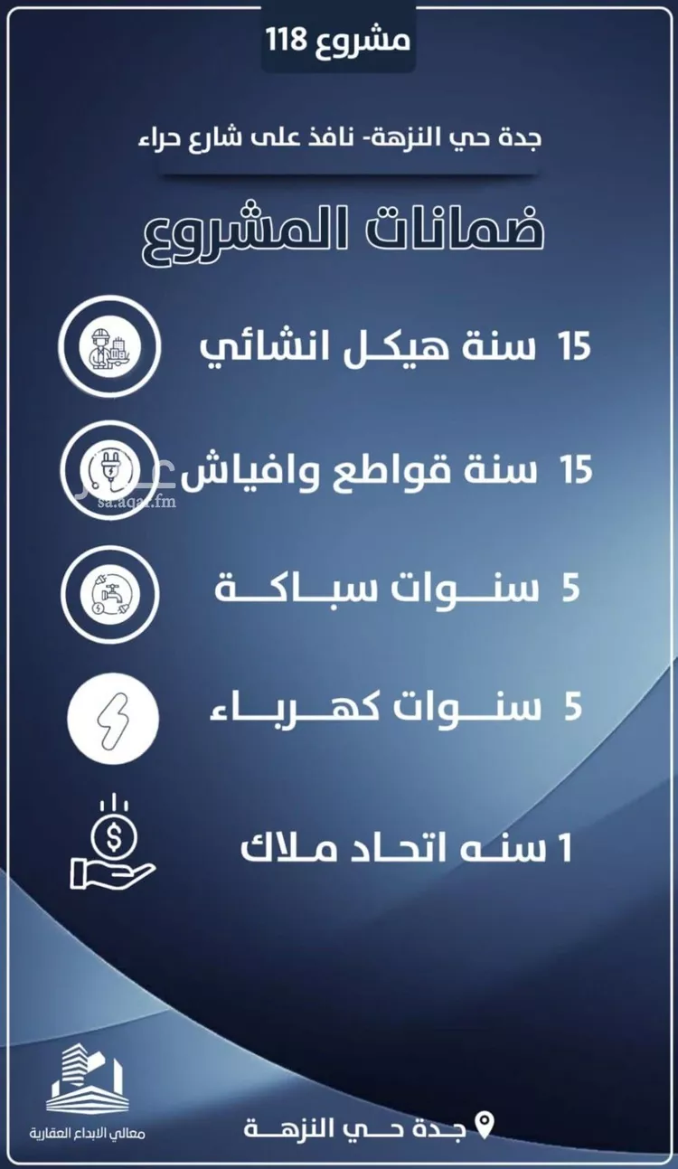 شقة للبيع في شارع احمد الرقيمي, حي النزهة, مدينة جدة, منطقة مكة المكرمة صورة 2