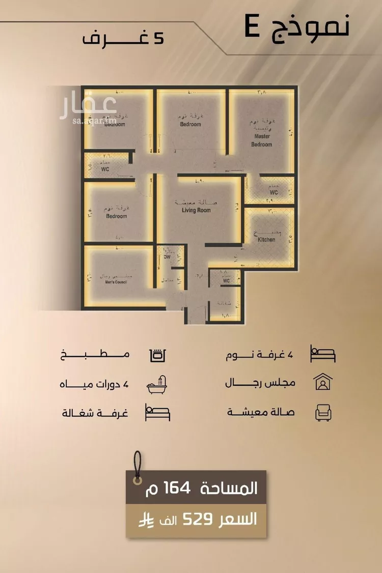 شقة للبيع في شارع زيد بن قيس, حي الفيصلية, مدينة جدة, منطقة مكة المكرمة صورة 5