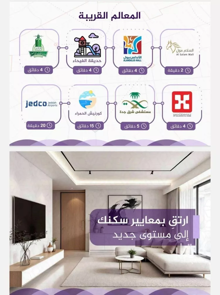 شقة للبيع في شارع احمد بن عيسى الرومي, حي الفيحاء, مدينة جدة, منطقة مكة المكرمة صورة 5