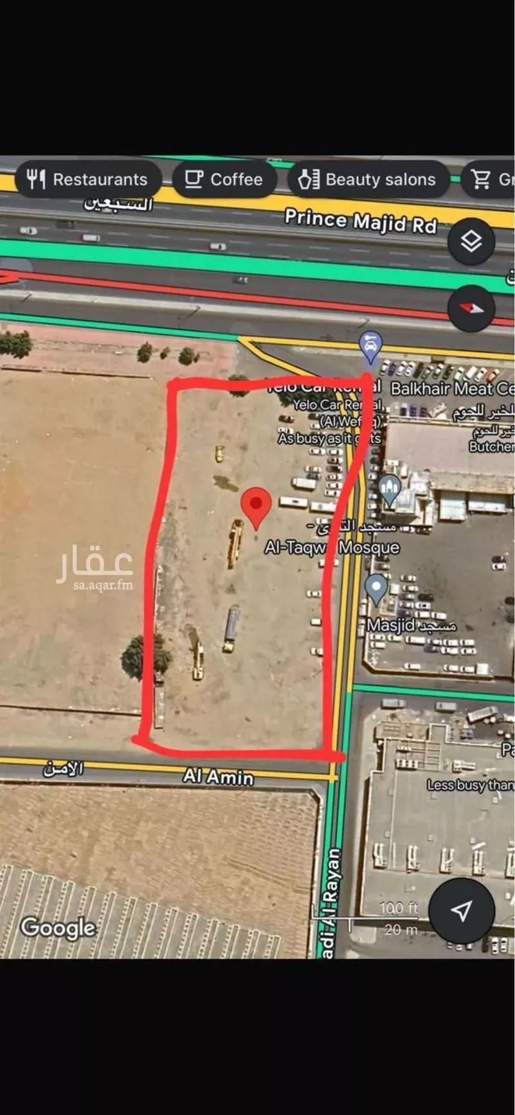 أرض للبيع في حي العزيزية ، جدة ، جدة