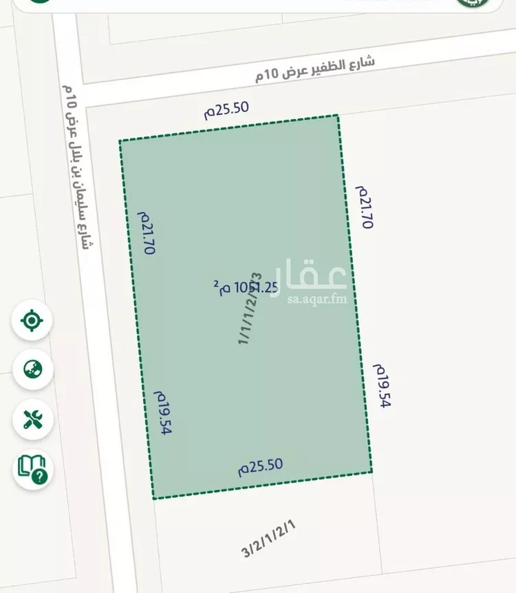 أرض للبيع في شارع يزيد بن أسد, حي أم الحمام الغربي, مدينة الرياض, منطقة الرياض صورة 3