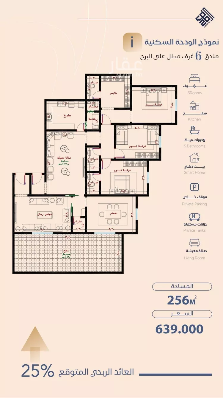 Apartment for Sale in Jeddah Al Yaqout