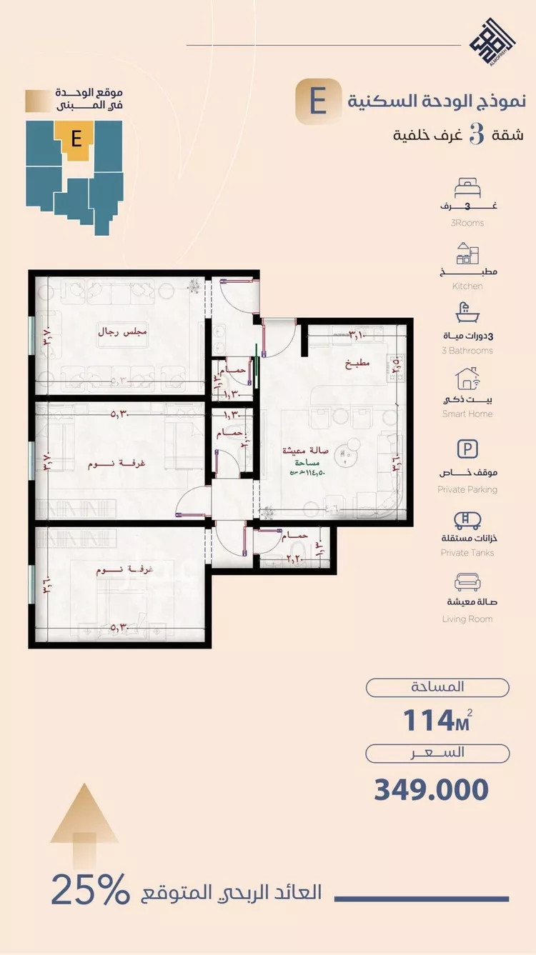 Apartment for Sale in Jeddah Al Yaqout