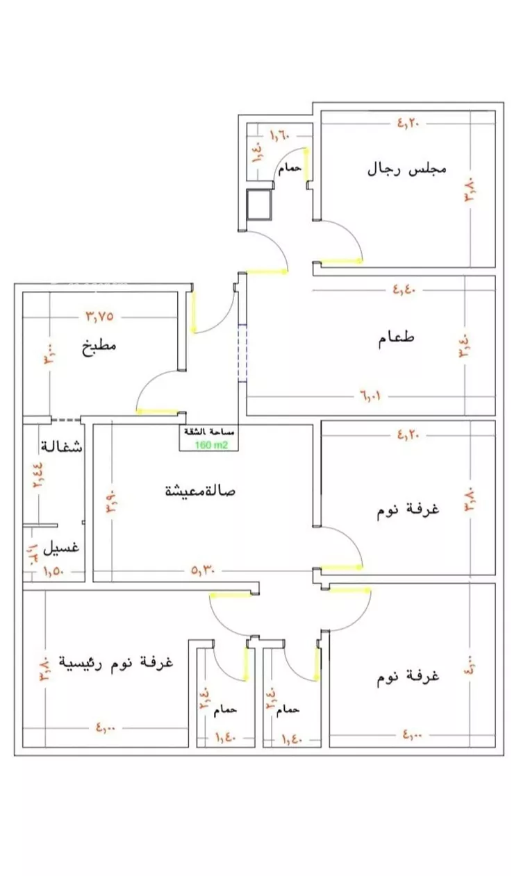 شقة للبيع في شارع محمد بن احمد الفارسي, حي النزهة, مدينة جدة, منطقة مكة المكرمة صورة 5