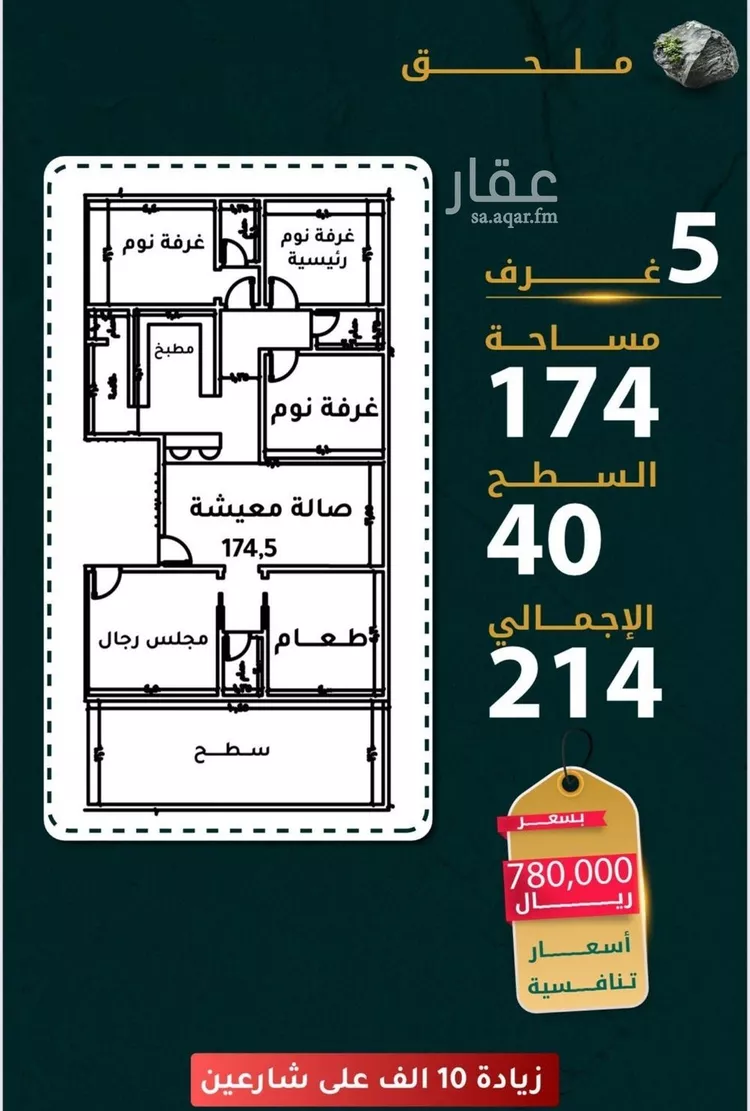 شقة للبيع في حي الروضة, مدينة جدة, منطقة مكة المكرمة