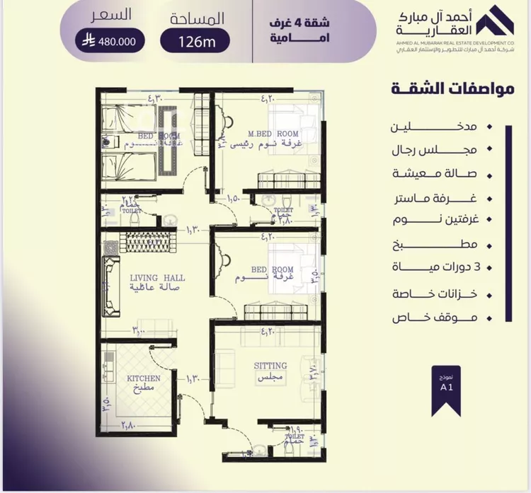 شقة للبيع في شارع صلاح بن جناح, حي الصفاء, مدينة جدة, منطقة مكة المكرمة