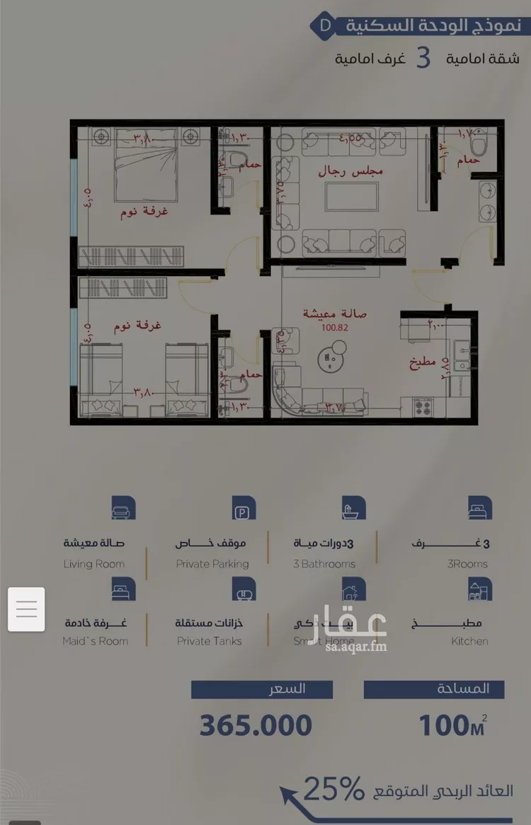 شقة للبيع في شارع برهان الدين الداراني, حي الياقوت, مدينة جدة, منطقة مكة المكرمة