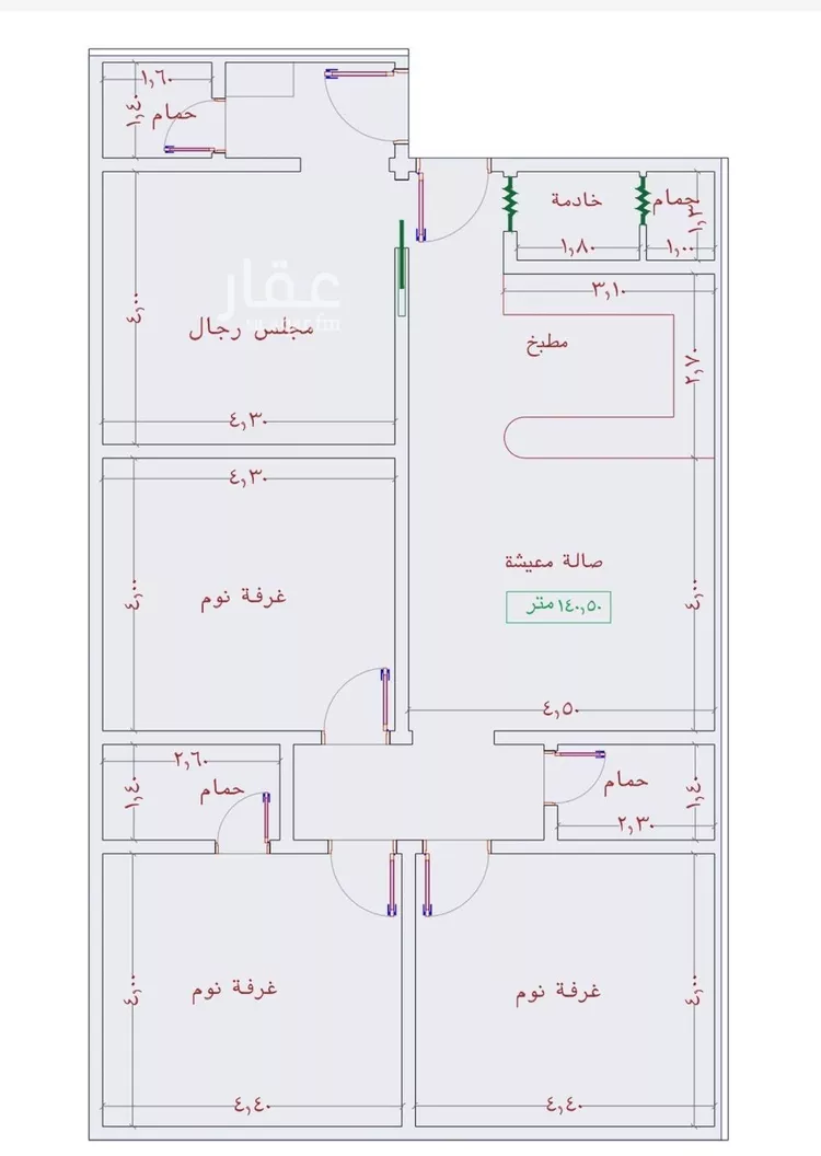 شقة للبيع في شارع عمر الخردلي, حي الجامعة, مدينة جدة, منطقة مكة المكرمة
