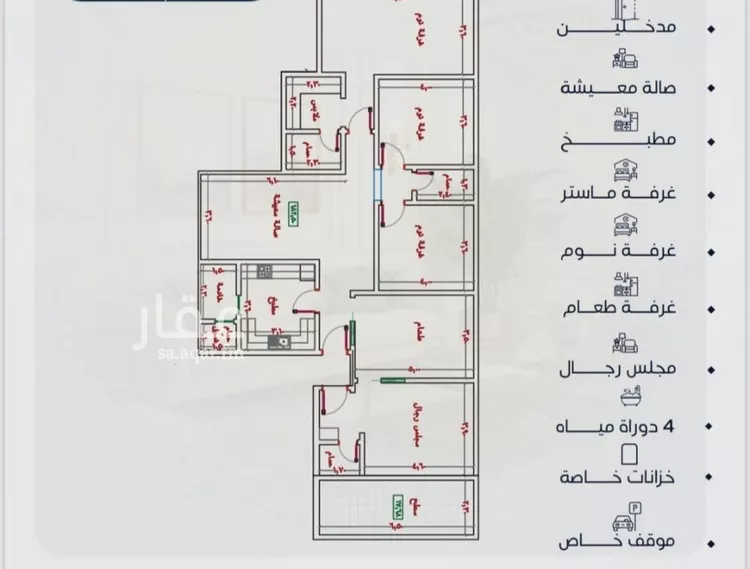 شقة للبيع في شارع أبي محمد بن أيوب, حي الياقوت, مدينة جدة, منطقة مكة المكرمة 1 صورة