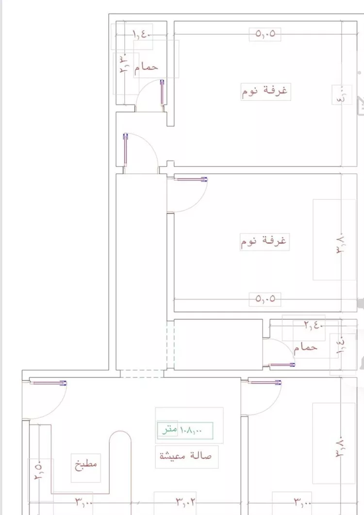 شقة للبيع في شارع عمر الخردلي, حي الجامعة, مدينة جدة, منطقة مكة المكرمة