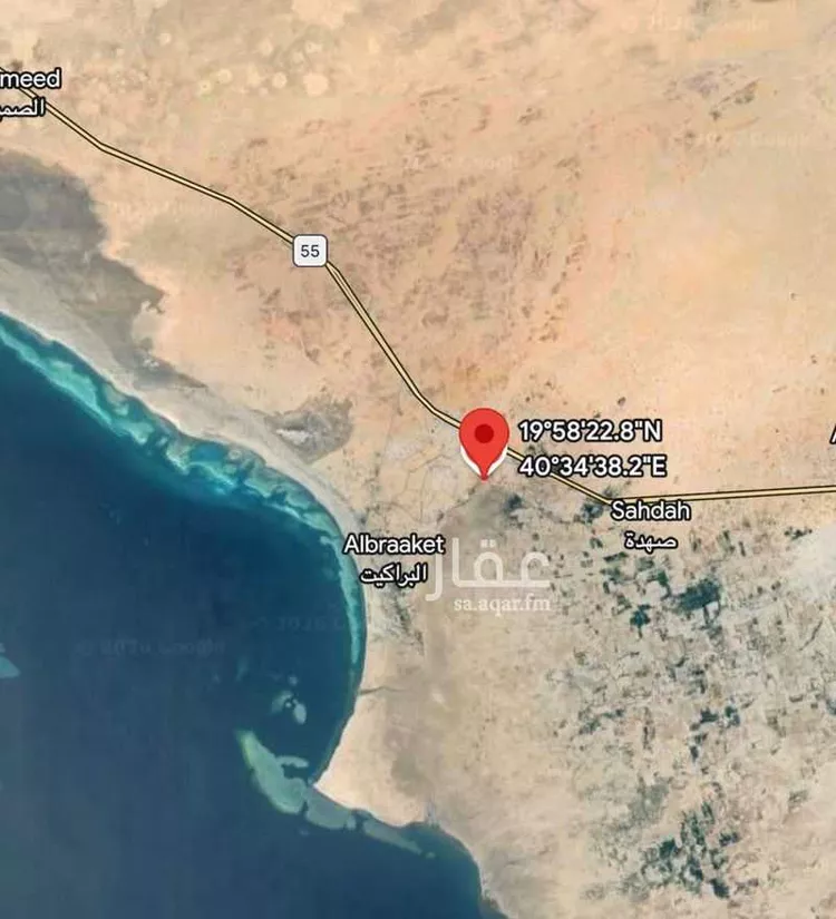 أرض للبيع في شارع الملك عبدالله بن عبدالعزيز ، الوسقة ، الليث صورة 2