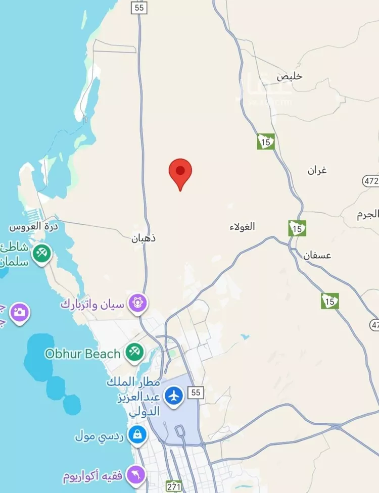 أرض للبيع في شارع لايوجد, حي الندى, مدينة جدة, منطقة مكة المكرمة