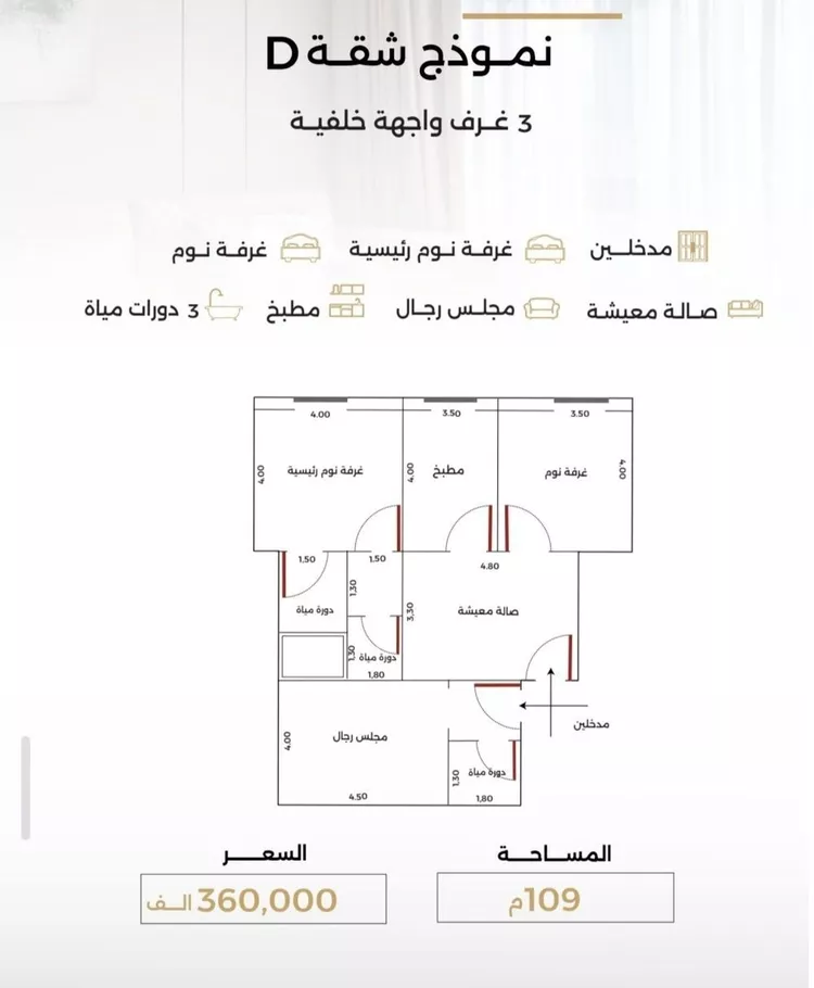 شقة للبيع في شارع الناصر بن الأحمر, حي الصفاء, مدينة جدة, منطقة مكة المكرمة صورة 3