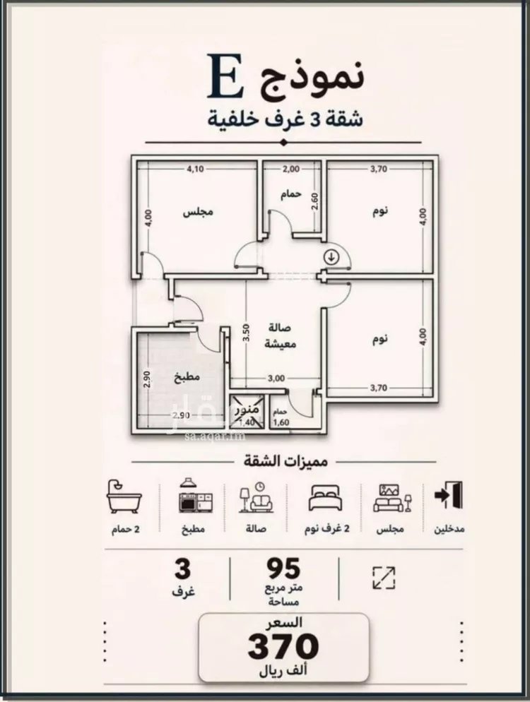شقة للبيع في شارع نومان, حي النزهة, مدينة جدة, منطقة مكة المكرمة
