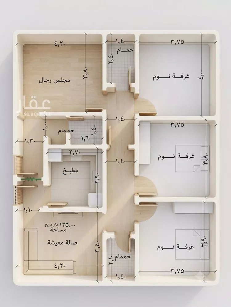 شقة للبيع في شارع الاشبيلي, حي الجامعة, مدينة جدة, منطقة مكة المكرمة