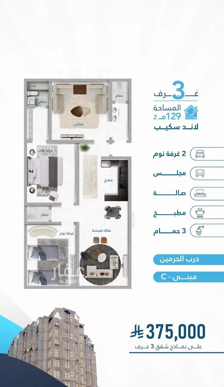 شقة للبيع في شارع أحمد بن عبد الرحمن الشهاب, حي الفيحاء, مدينة جدة, منطقة مكة المكرمة 12