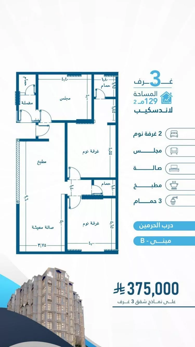 Apartment for Sale in Jeddah Al Fayha'a