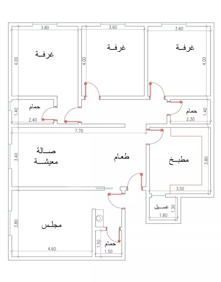 شقة للبيع في شارع محمد بن اسعد العظم, حي النزهة, مدينة جدة, منطقة مكة المكرمة صورة 5