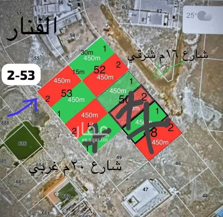 أرض للبيع في شارع الفنار, حي الفنار, مدينة جدة, منطقة مكة المكرمة
