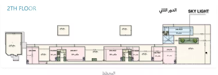Commercial Office for Rent in Riyadh Al Hamra صورة 3