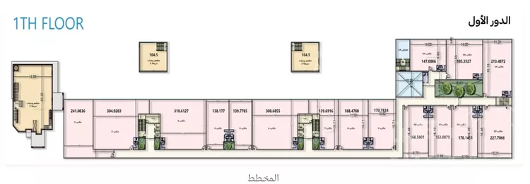 Commercial Office for Rent in Riyadh Al Hamra صورة 2