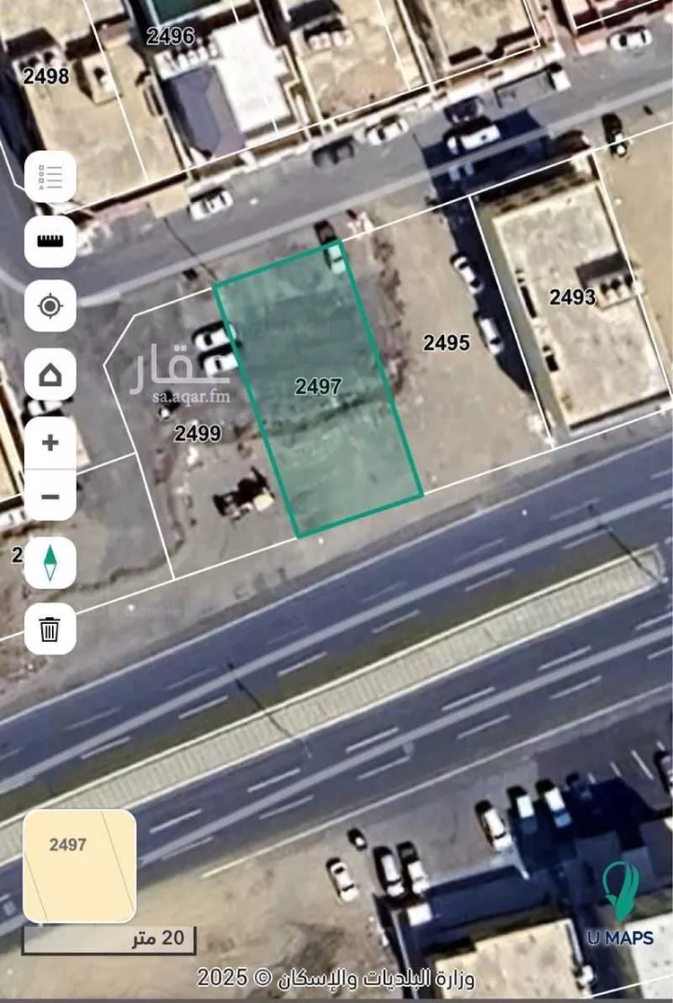 أرض للبيع في شارع 243 الروابي, حي الروابي, مدينة أبها, منطقة عسير صورة 3