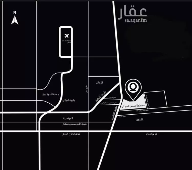 أرض للبيع في شارع محمد السامري, حي المرجان, مدينة الرياض, منطقة الرياض