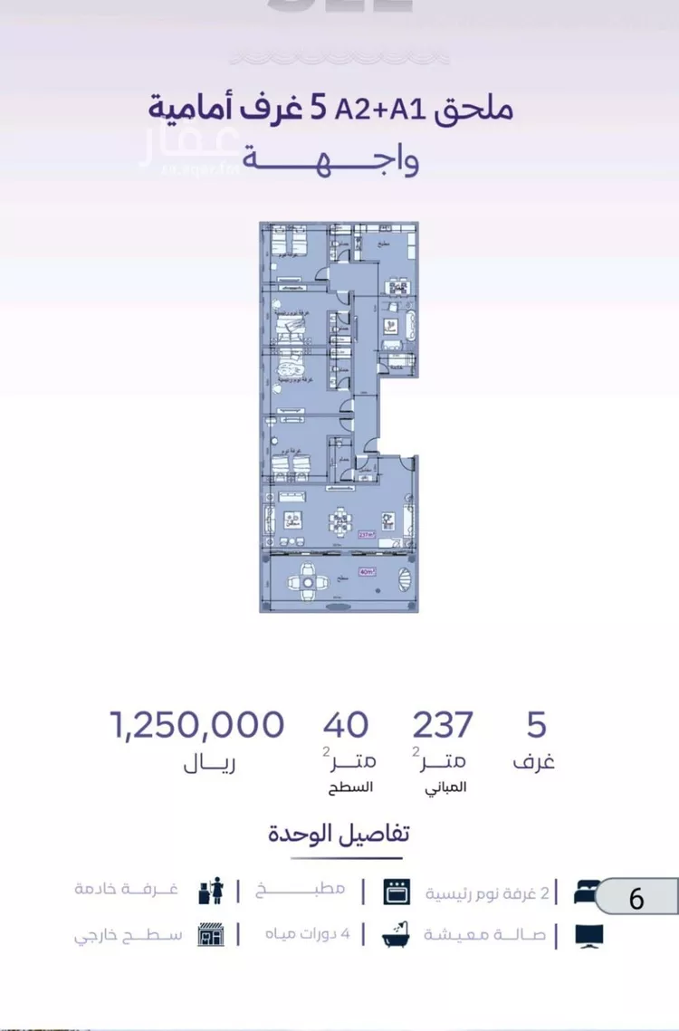 شقة للبيع في حي الزهراء, مدينة جدة, منطقة مكة المكرمة