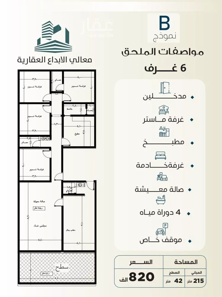 شقة للبيع في شارع الباديه, حي السلامة, مدينة جدة, منطقة مكة المكرمة صورة 2