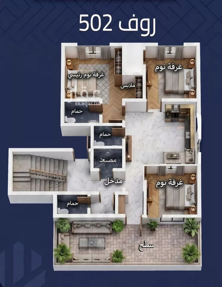 شقة للبيع في شارع خالد بن الطفيل, حي البوادي, مدينة جدة, منطقة مكة المكرمة صورة 3