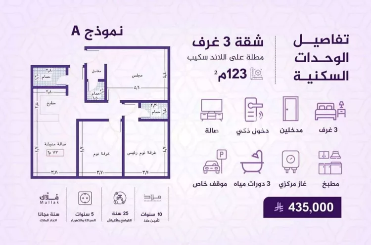 شقة للبيع في شارع احمد بن عيسى الرومي, حي الفيحاء, مدينة جدة, منطقة مكة المكرمة صورة 2