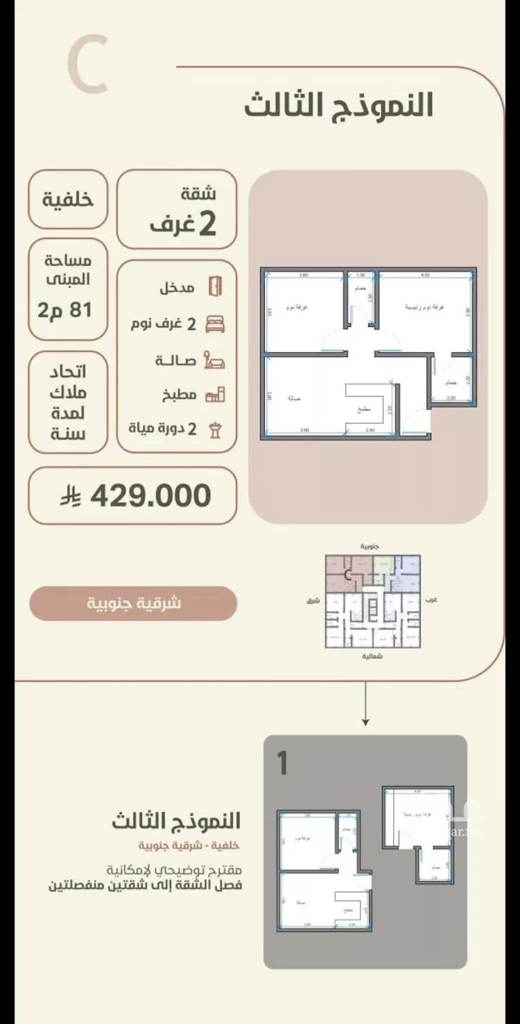 شقة للبيع في شارع احمد محمد السباعي, حي الروضة, مدينة جدة, منطقة مكة المكرمة صورة 2
