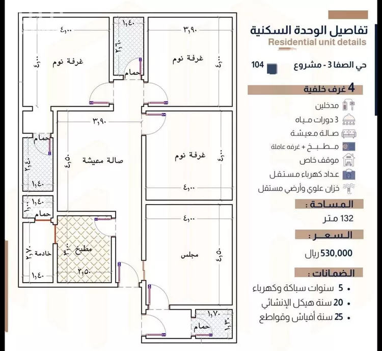 شقة للبيع في شارع ابن الحلاوي, حي الصفاء, مدينة جدة, منطقة مكة المكرمة صورة 3