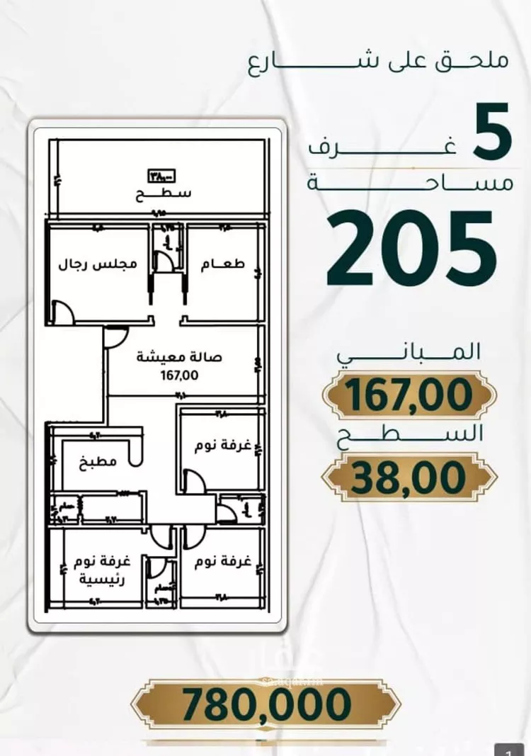 شقة للبيع في شارع ابراهيم ادهم, حي الحمراء, مدينة جدة, منطقة مكة المكرمة صورة 2