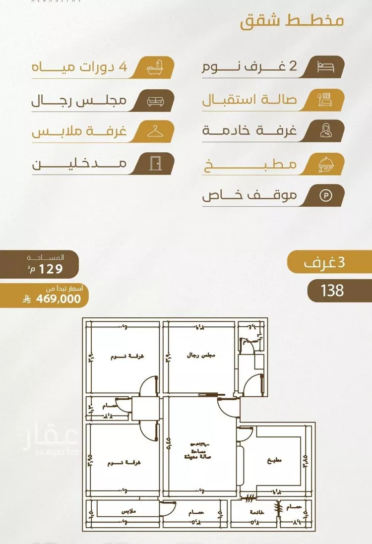 شقة للبيع في شارع سهل بن حنيف, حي الورود, مدينة جدة, منطقة مكة المكرمة صورة 2