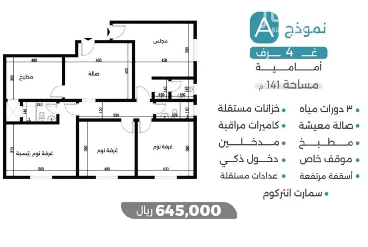 شقة للبيع في شارع يعقوب بن اسحاق, حي الصفاء, مدينة جدة, منطقة مكة المكرمة صورة 2