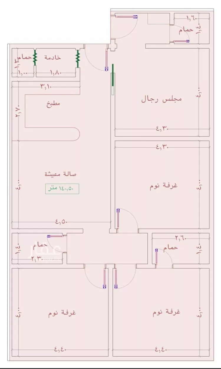 شقة للبيع في شارع عمر الخردلي, حي الجامعة, مدينة جدة, منطقة مكة المكرمة