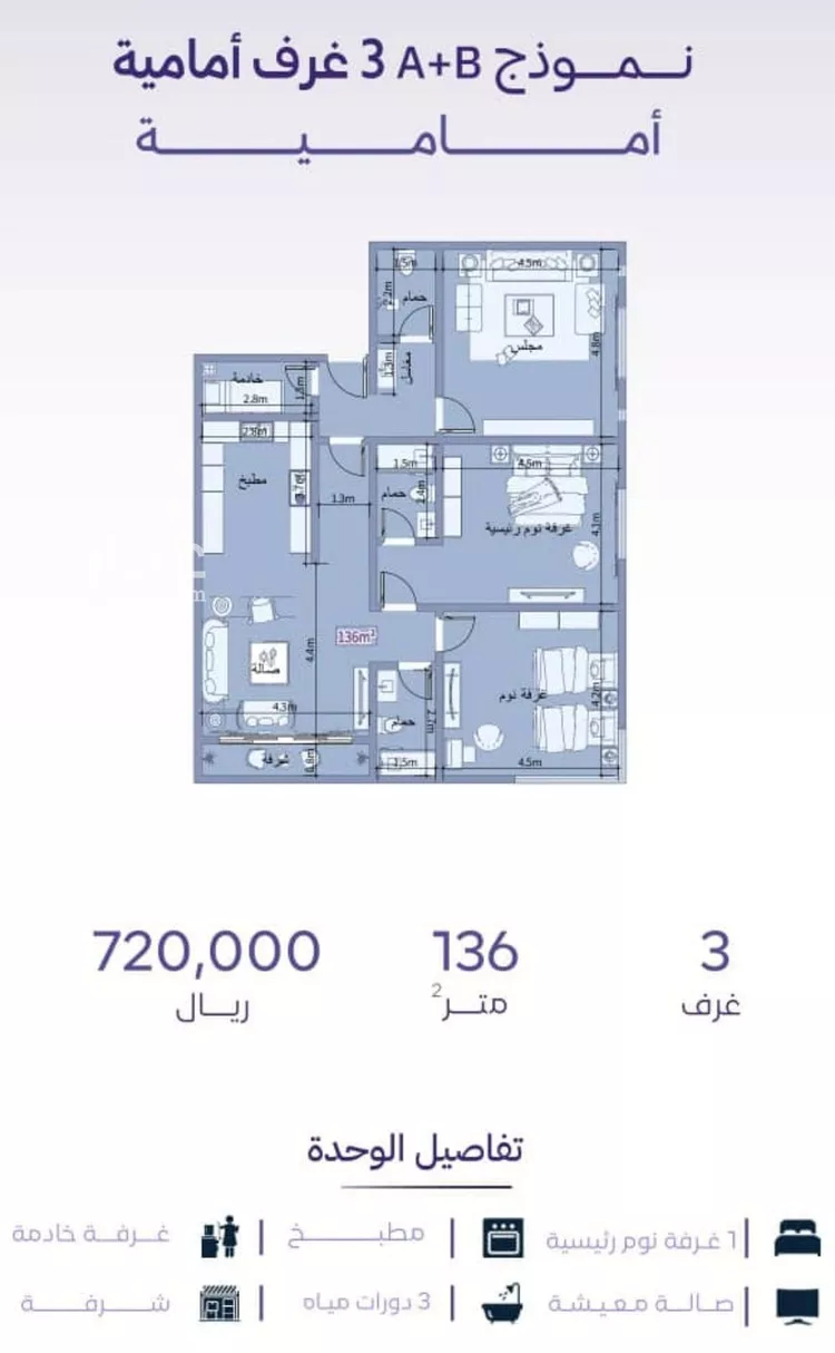 شقة للبيع في شارع خضر افندي, حي الزهراء, مدينة جدة, منطقة مكة المكرمة صورة 2