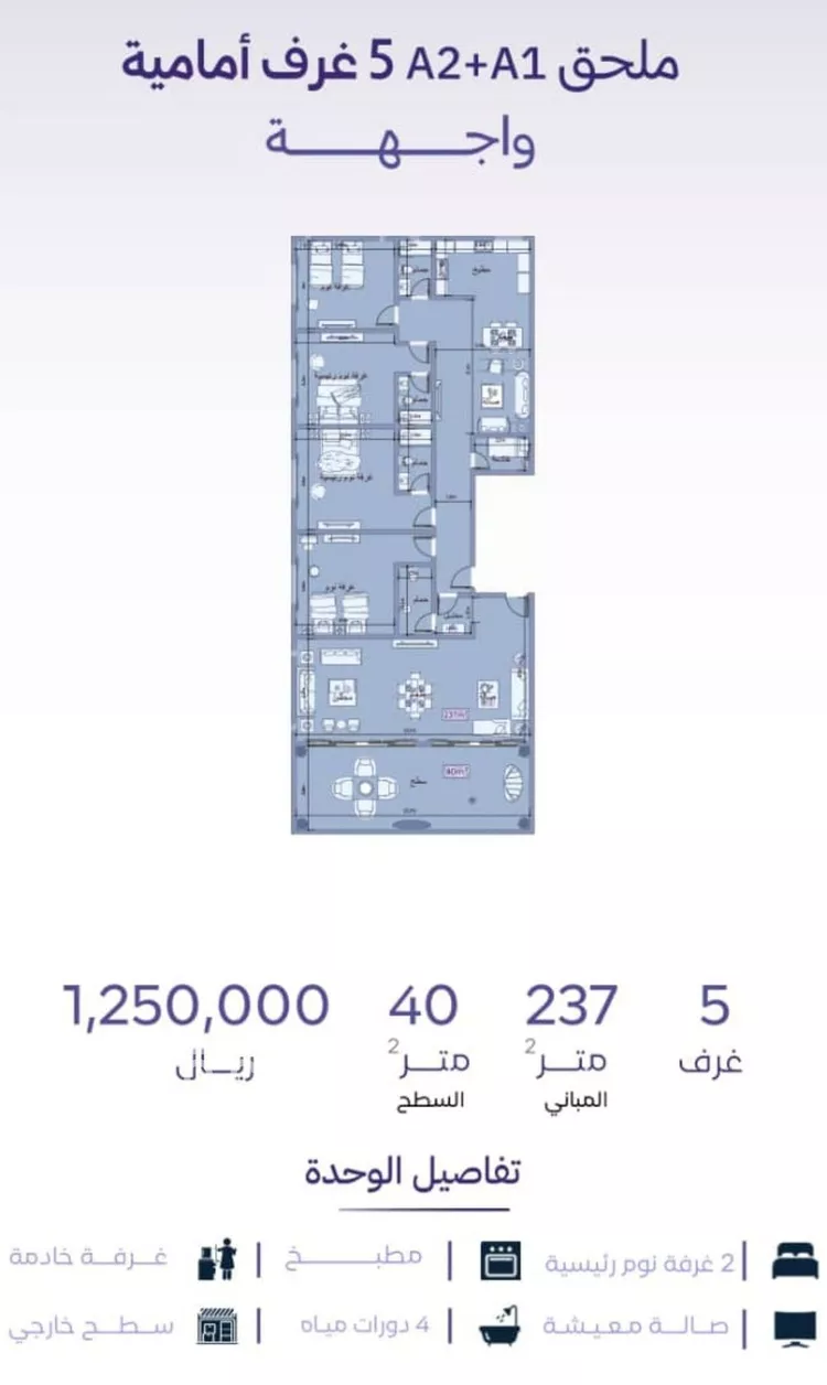 شقة للبيع في شارع خضر افندي, حي الزهراء, مدينة جدة, منطقة مكة المكرمة صورة 4
