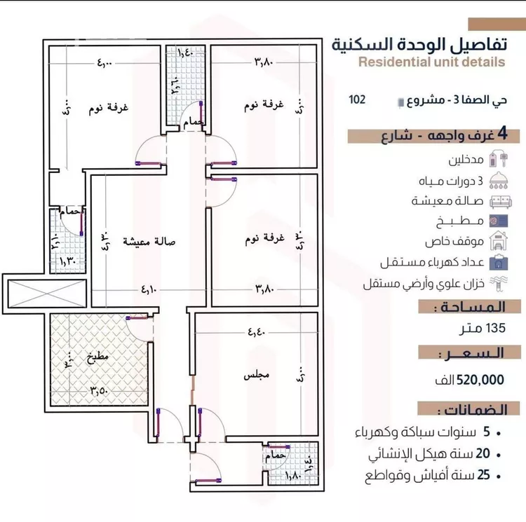 شقة للبيع في شارع ابن الحلاوي, حي الصفاء, مدينة جدة, منطقة مكة المكرمة صورة 2