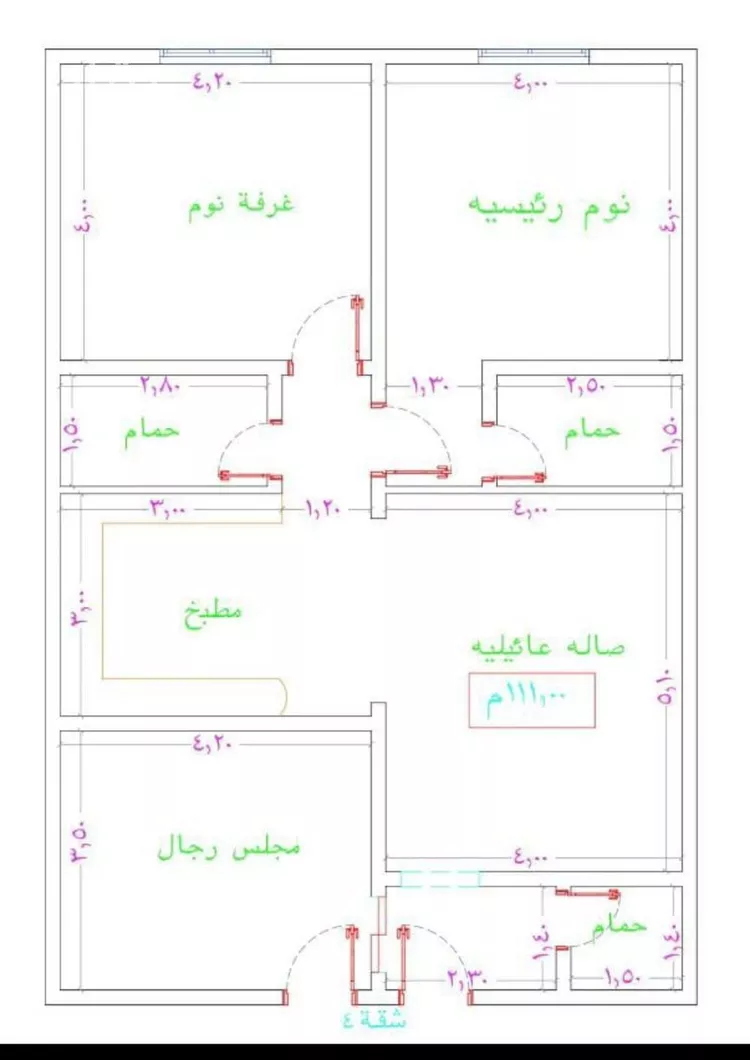 شقة للبيع في شارع أحمد بن علي قدسي, حي النزهة, مدينة جدة, منطقة مكة المكرمة