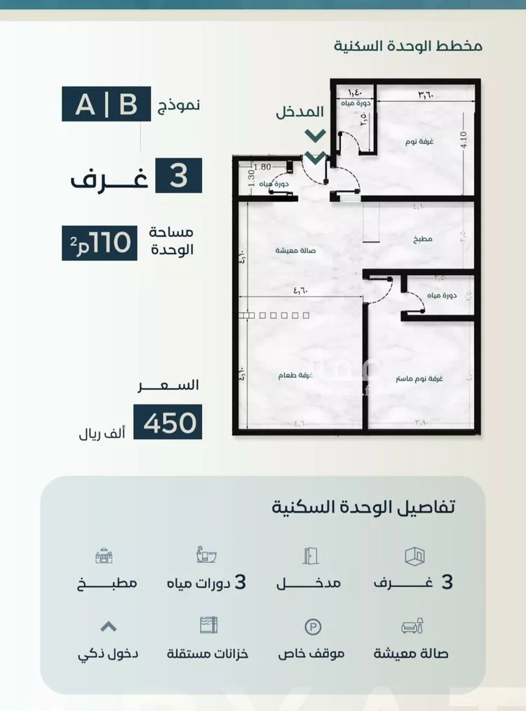 شقة للبيع في شارع السلامة 108, حي السلامة, مدينة جدة, منطقة مكة المكرمة صورة 2