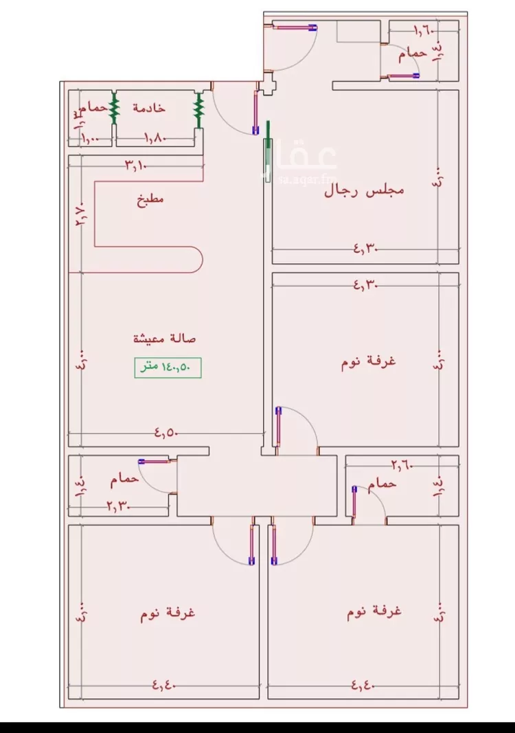 شقة للبيع في شارع عمر الخردلي, حي الجامعة, مدينة جدة, منطقة مكة المكرمة صورة 2
