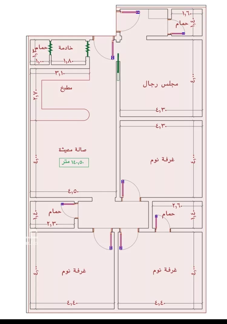 شقة للبيع في شارع عمر الخردلي, حي الجامعة, مدينة جدة, منطقة مكة المكرمة