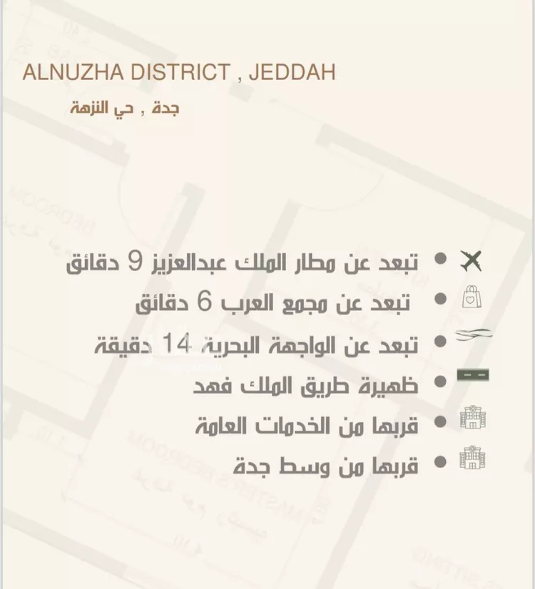 شقة للبيع في شارع ثلوث بني شهر, حي النزهة, مدينة جدة, منطقة مكة المكرمة صورة 2