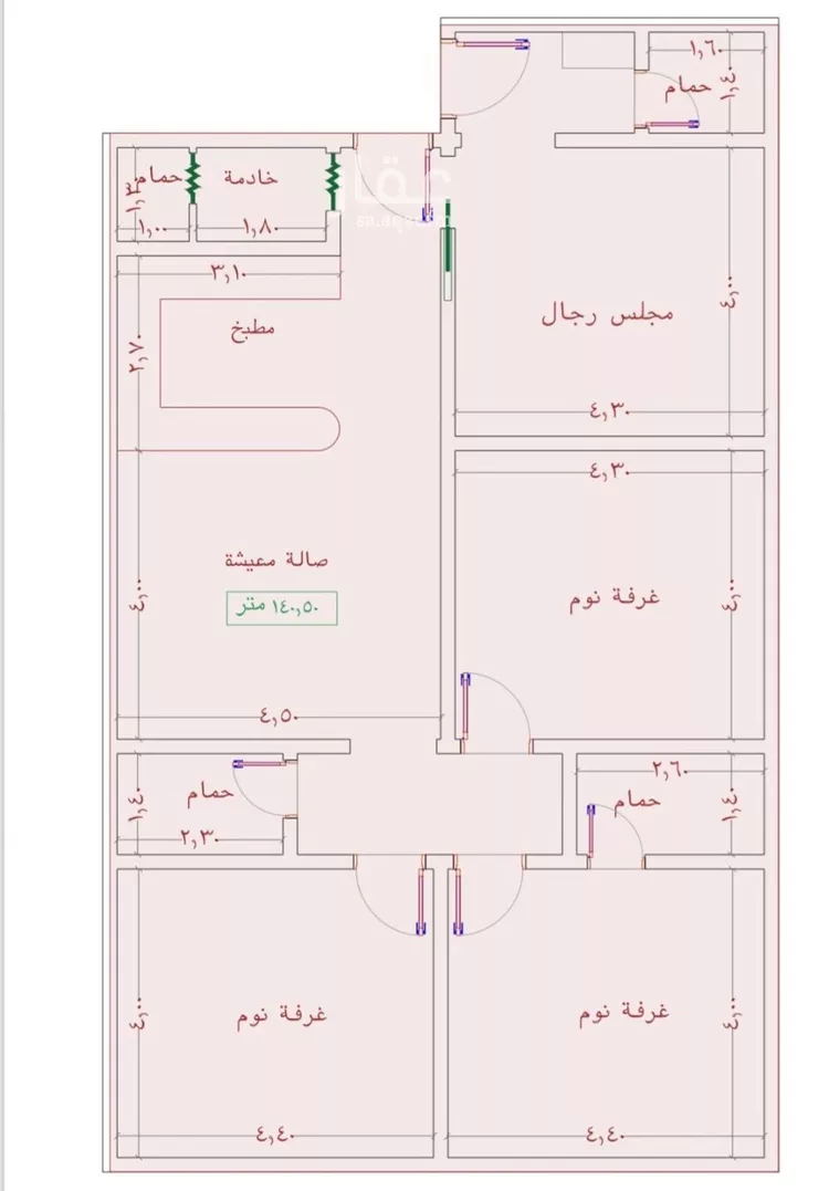 شقة للبيع في شارع عمر الخردلي, حي الجامعة, مدينة جدة, منطقة مكة المكرمة