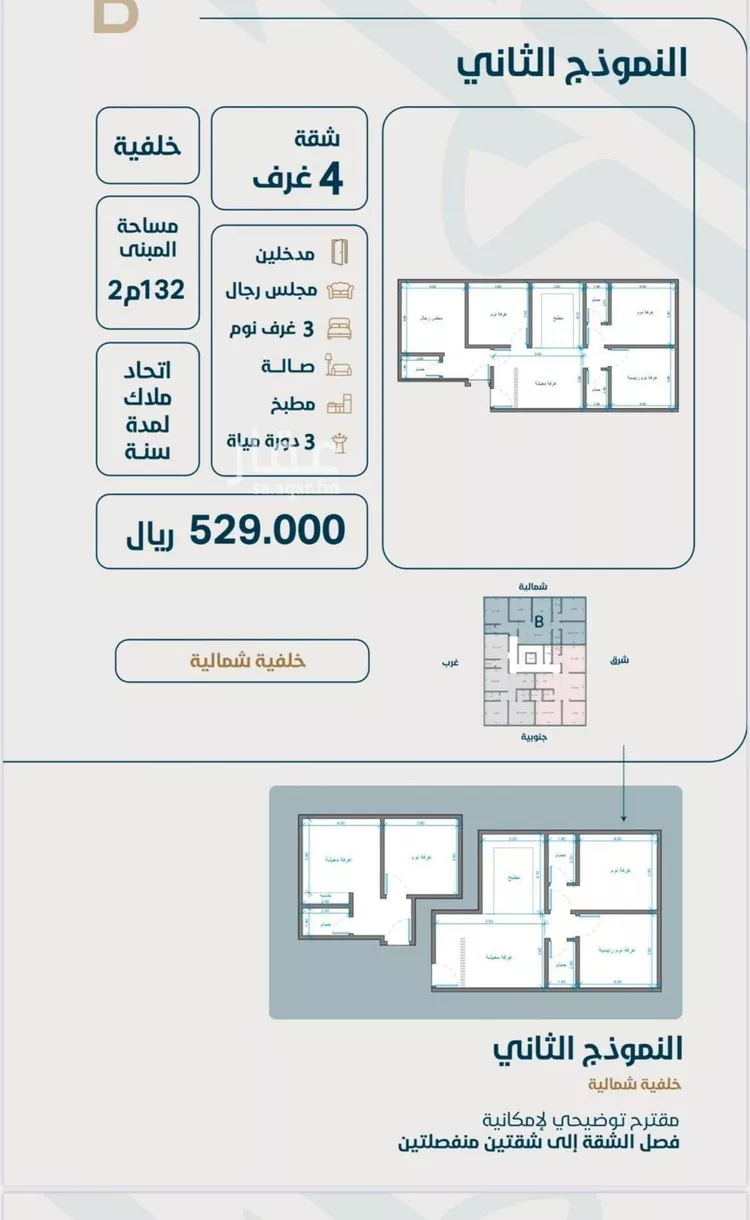 شقة للبيع في شارع ابو وهيب الجشمي, حي النعيم, مدينة جدة, منطقة مكة المكرمة