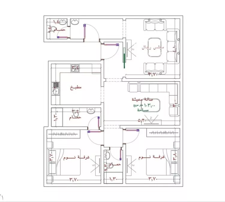 شقة للبيع في حي الربوة, مدينة جدة, منطقة مكة المكرمة