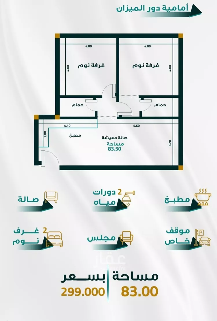 شقة للبيع في شارع الحسين بن ابي المكارم, حي الفيحاء, مدينة جدة, منطقة مكة المكرمة