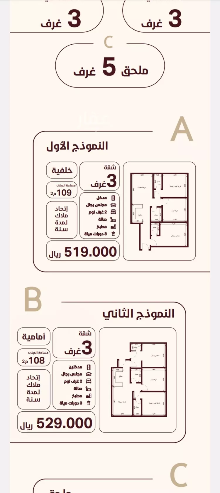 شقة للبيع في شارع المغفره, حي الحمراء, مدينة جدة, منطقة مكة المكرمة صورة 2